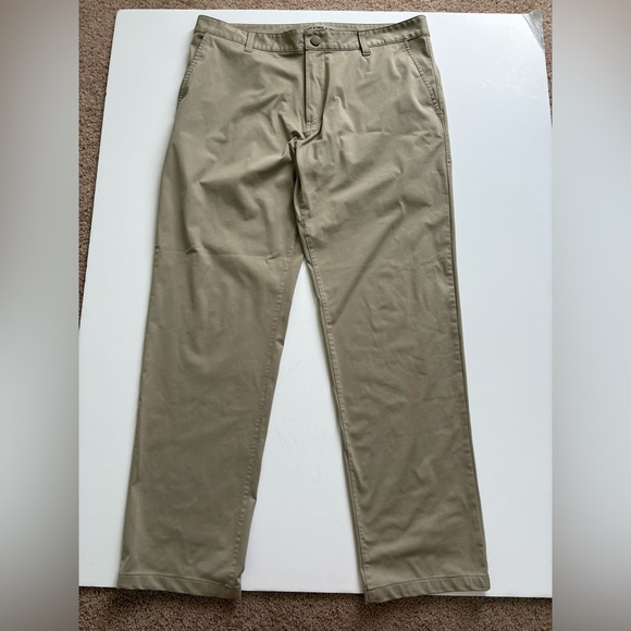 Rhone Commuter Classic Medium Beige Pants Size 34 - Picture 2 of 11